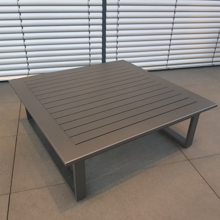 ICM Gartentisch Loungetisch Gartenmöbel Menton Aluminium Anthrazit großer Tisch ICM Gartentisch Loungetisch Gartenmöbel Menton Aluminium Anthrazit großer Tisch
