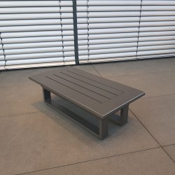 ICM table de jardin table de salon meubles de jardin Menton aluminium anthracite petite table d'angle ICM table de jardin table de salon meubles de jardin Menton aluminium anthracite petite table d'angle