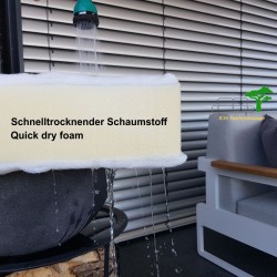 ICM Gartenlounge Gartenmöbel Menton Aluminium Anthrazit Quick dry foam ICM Gartenlounge Gartenmöbel Menton Aluminium Anthrazit Quick dry foam