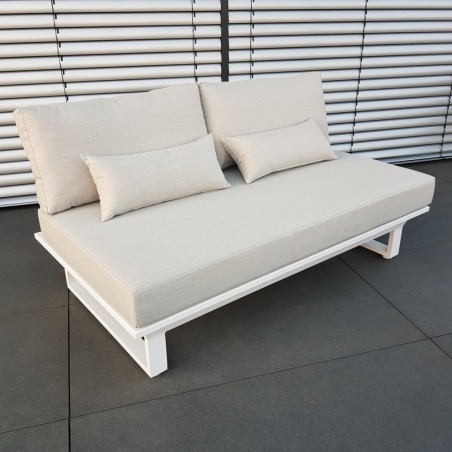 ICM Gartenlounge Loungemöbel Menton Aluminium weiß 2 Sitzer ICM Gartenlounge Loungemöbel Menton Aluminium weiß 2 Sitzer