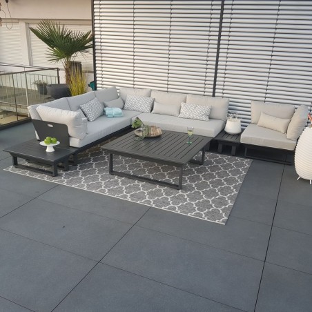 ICM jardín lounge muebles de exterior St. Tropez aluminio antracita lounge muebles alu módulo modular exclusivo ICM jardín lounge muebles de exterior St. Tropez aluminio antracita lounge muebles alu módulo modular exclusivo