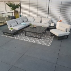 ICM salon de jardin salon de jardin St. Tropez aluminium salon anthracite module module aluminium modulaire exclusif ICM salon de jardin salon de jardin St. Tropez aluminium salon anthracite module module aluminium modulaire exclusif