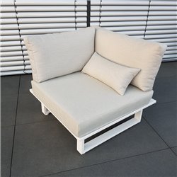 ICM jardín salón muebles de salón Grenoble aluminio alu antracita 1 módulo modular ICM jardín salón muebles de salón Grenoble aluminio alu antracita 1 módulo modular