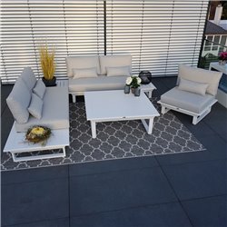 Garden lounge garden furniture Grenoble aluminum anthracite module exclusive luxury Garden lounge garden furniture Grenoble aluminum anthracite module exclusive luxury